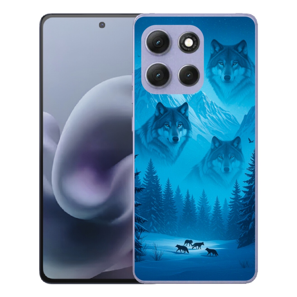 Gélový obal mmCase pre Motorola Moto G86 Power 5G – vlčia svorka