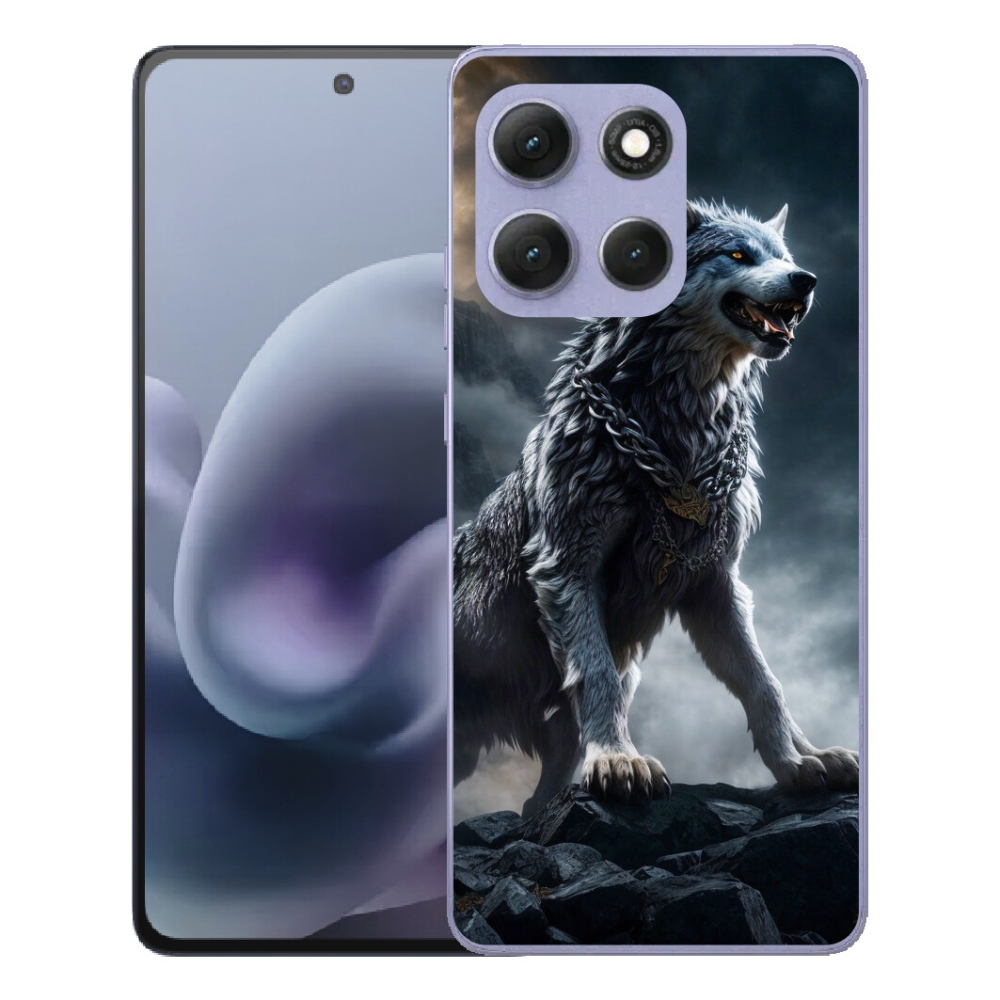 Gélový obal mmCase pre Motorola Moto G86 Power 5G – vlk 1