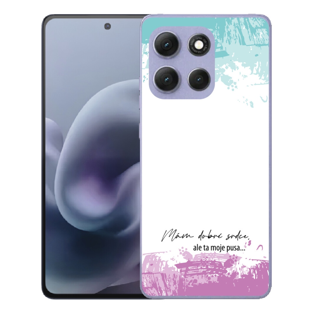 Gélový obal mmCase pre Motorola Moto G86 Power 5G – vtipný nápis na bielom pozadí