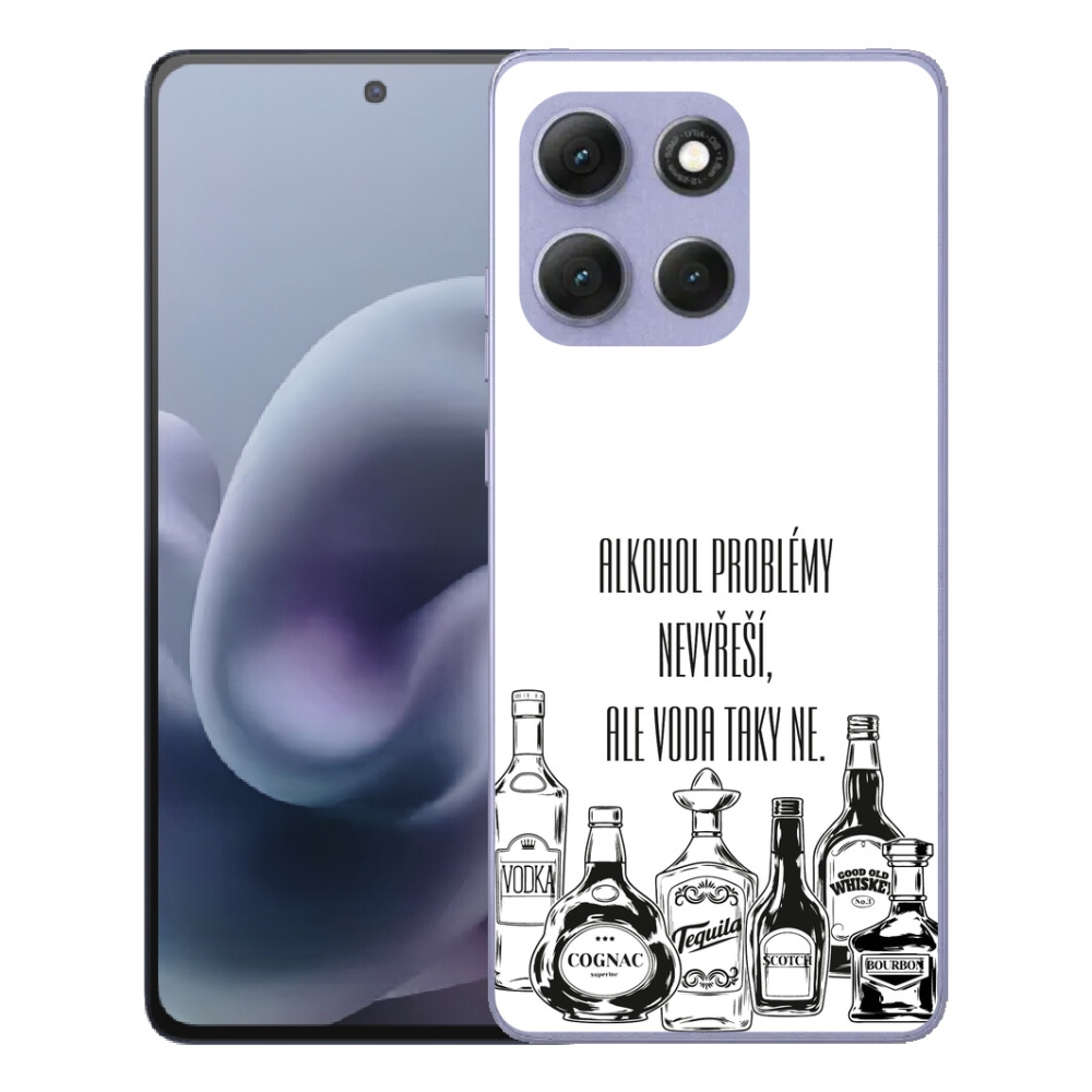 Gélový obal mmCase pre Motorola Moto G86 Power 5G – vtipný nápis na bielom pozadí