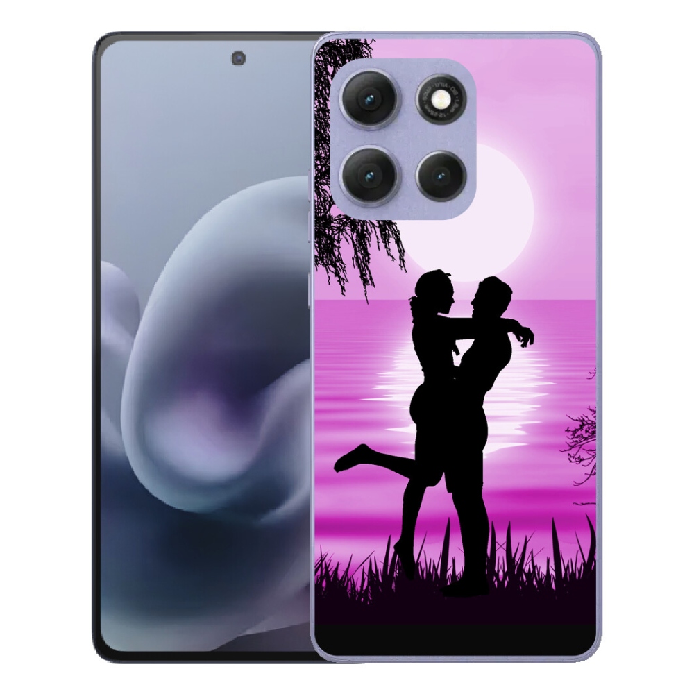 Gélový obal mmCase pre Motorola Moto G86 Power 5G – západ slnka