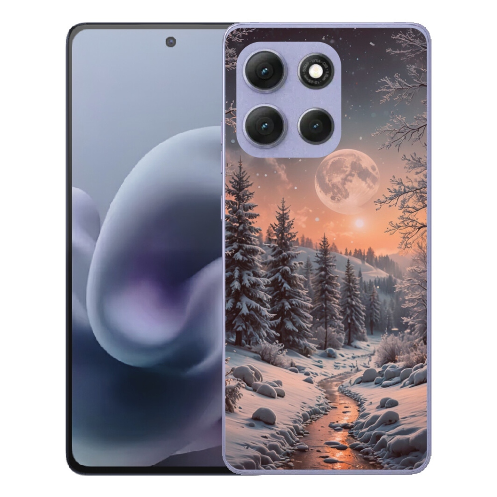 Gélový obal mmCase pre Motorola Moto G86 Power 5G – zimná krajina 2