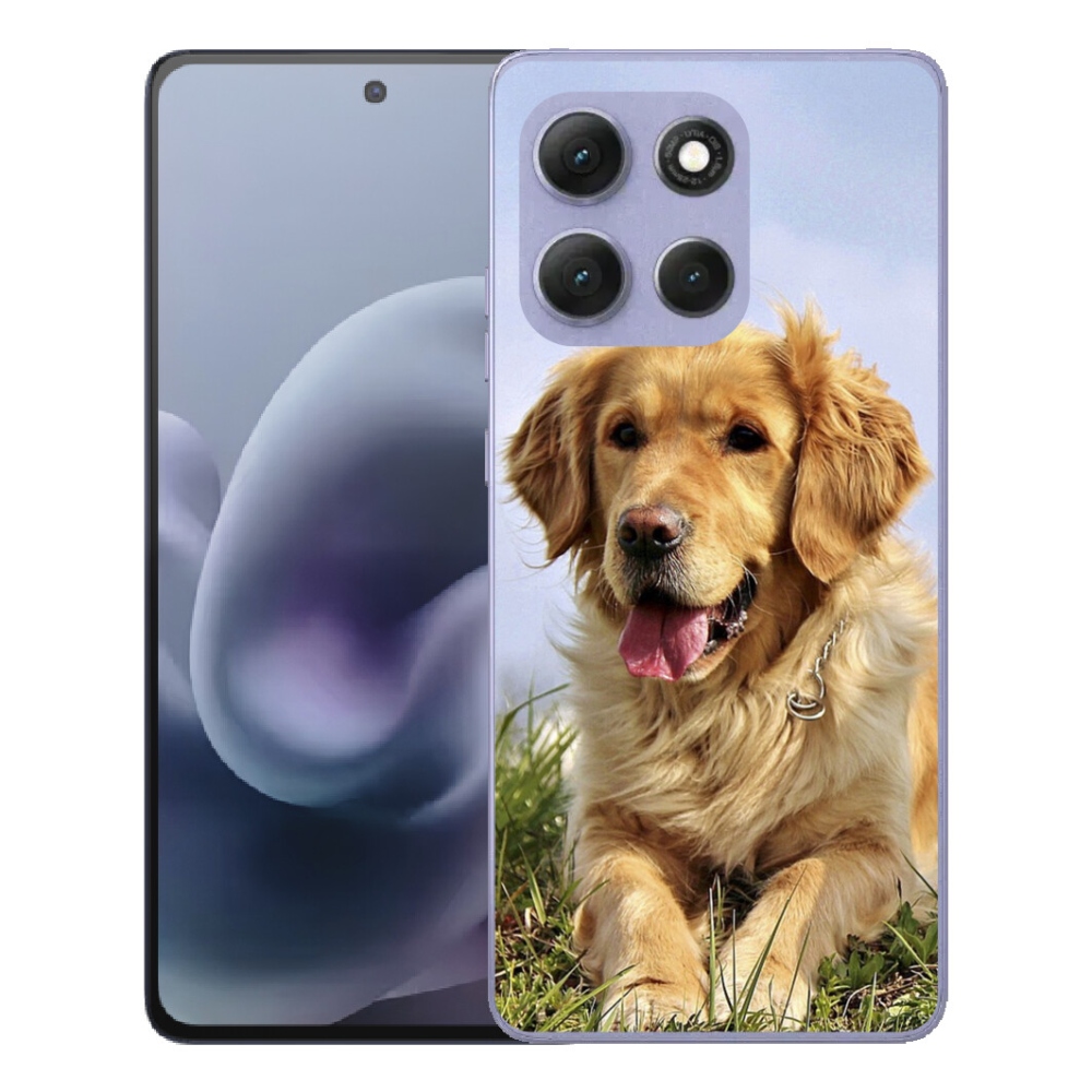 Gélový obal mmCase pre Motorola Moto G86 Power 5G – zlatý retriever