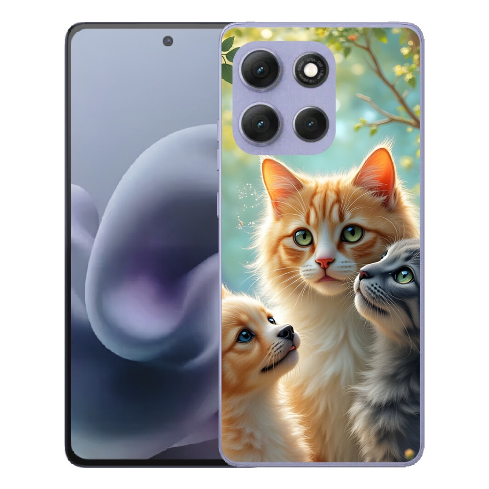 Gélový obal mmCase pre Motorola Moto G86 Power 5G – priateľstvo so zvieratami 2