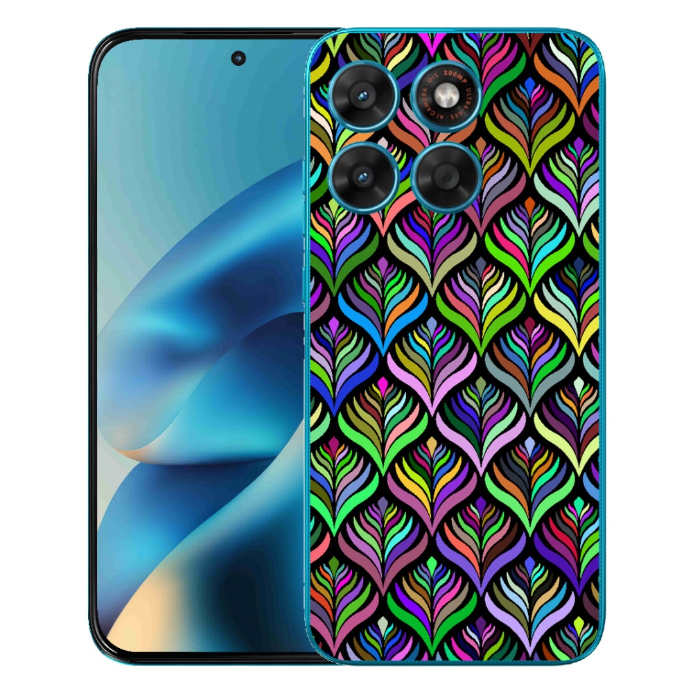 Gélový obal mmCase pre Motorola Moto G87/G77/G67 – abstrakt 15