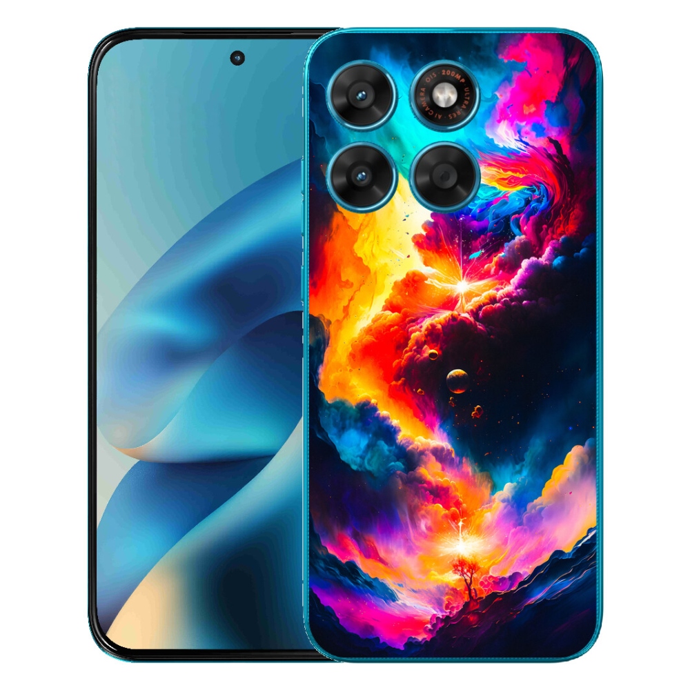 Gélový obal mmCase pre Motorola Moto G87/G77/G67 – abstraktný motív
