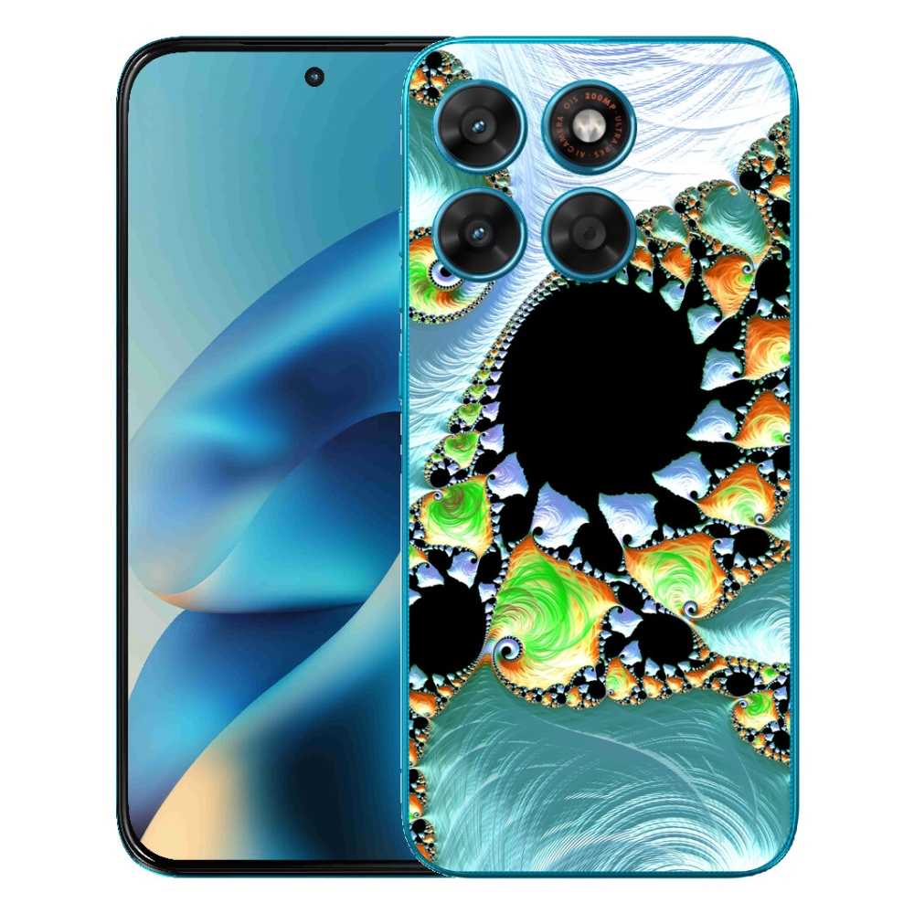 Gélový obal mmCase pre Motorola Moto G87/G77/G67 – abstraktný motív 21