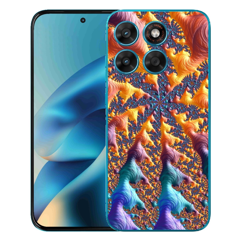 Gélový obal mmCase pre Motorola Moto G87/G77/G67 – abstraktný motív 23