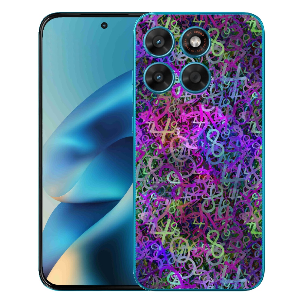 Gélový obal mmCase pre Motorola Moto G87/G77/G67 – abstraktný motív 25