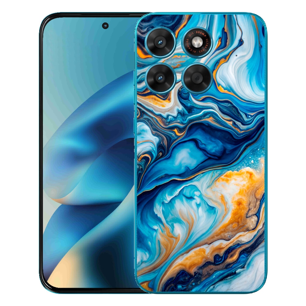 Gélový obal mmCase pre Motorola Moto G87/G77/G67 – abstraktný motív 34