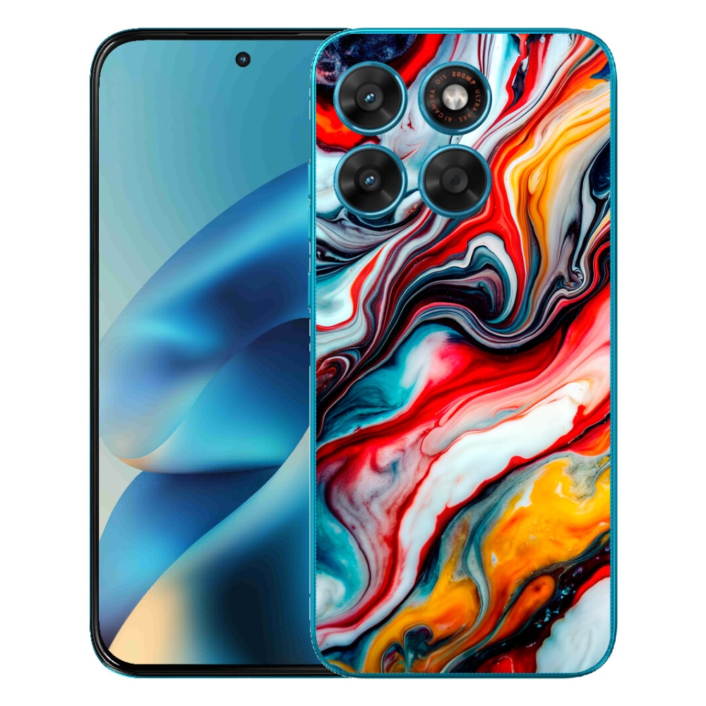 Gélový obal mmCase pre Motorola Moto G87/G77/G67 – abstraktný motív 35