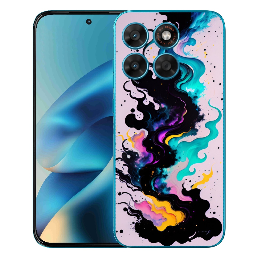 Gélový obal mmCase pre Motorola Moto G87/G77/G67 – abstraktný motív 4