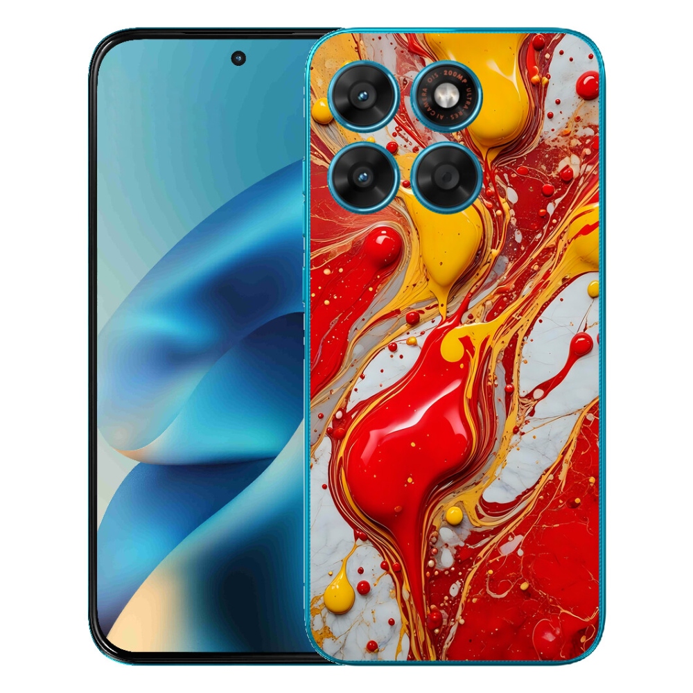 Gélový obal mmCase pre Motorola Moto G87/G77/G67 – abstraktný motív 42
