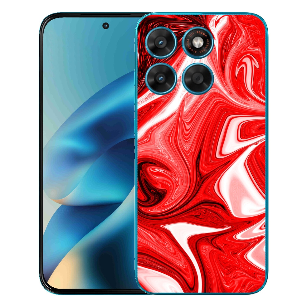 Gélový obal mmCase pre Motorola Moto G87/G77/G67 – abstraktný motív 43
