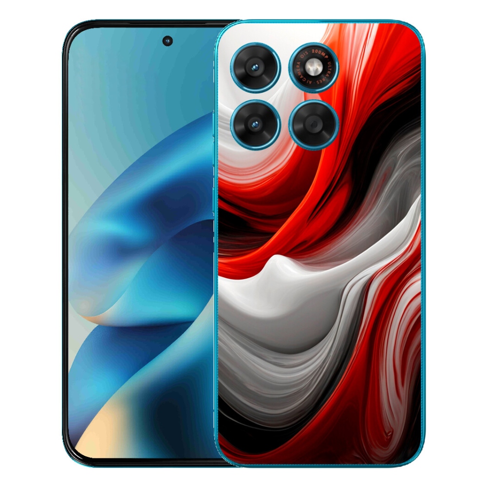 Gélový obal mmCase pre Motorola Moto G87/G77/G67 – abstraktný motív 47
