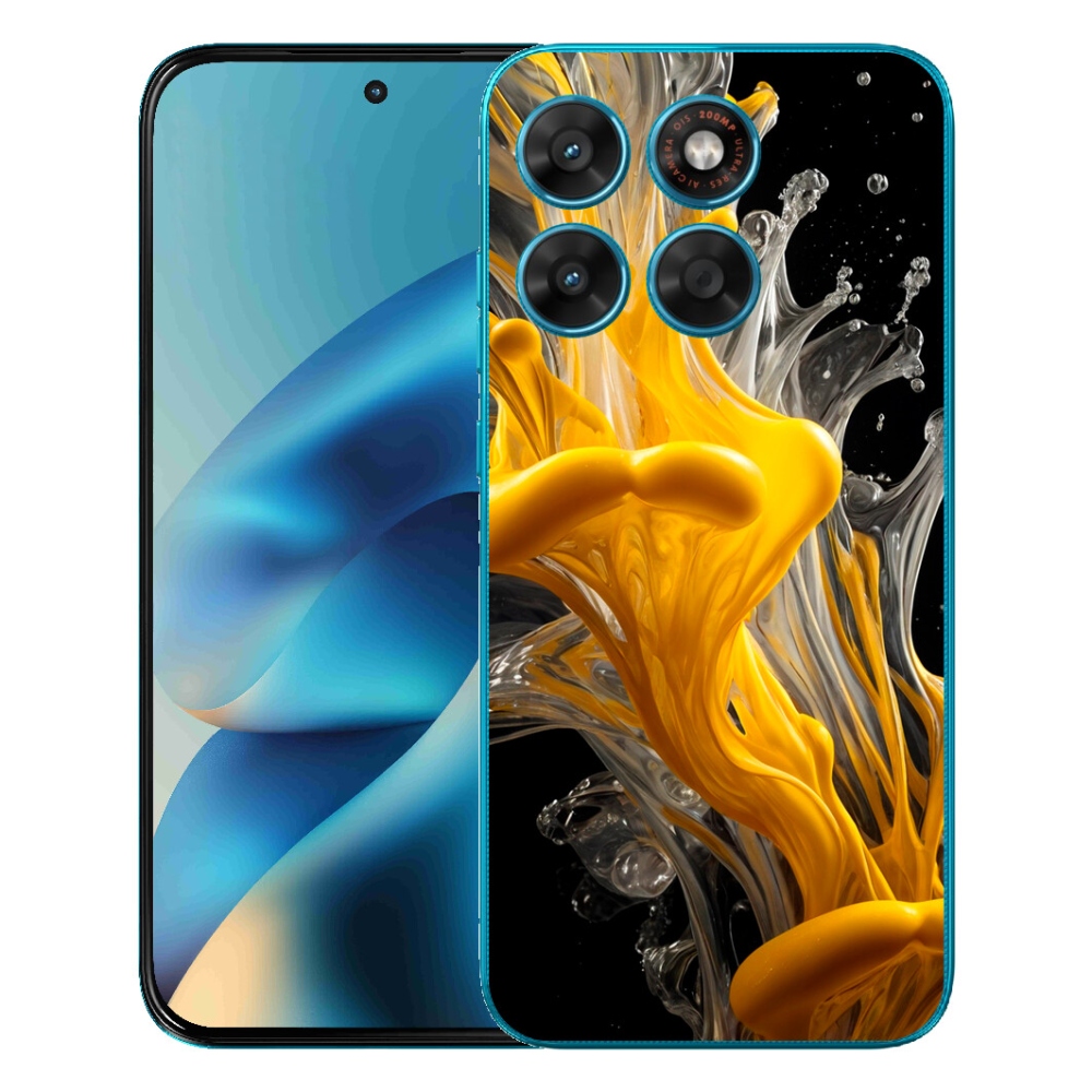 Gélový obal mmCase pre Motorola Moto G87/G77/G67 – abstraktný motív 48