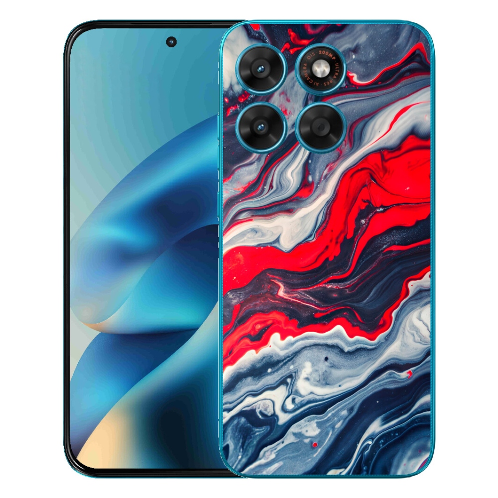 Gélový obal mmCase pre Motorola Moto G87/G77/G67 – abstraktný motív 59