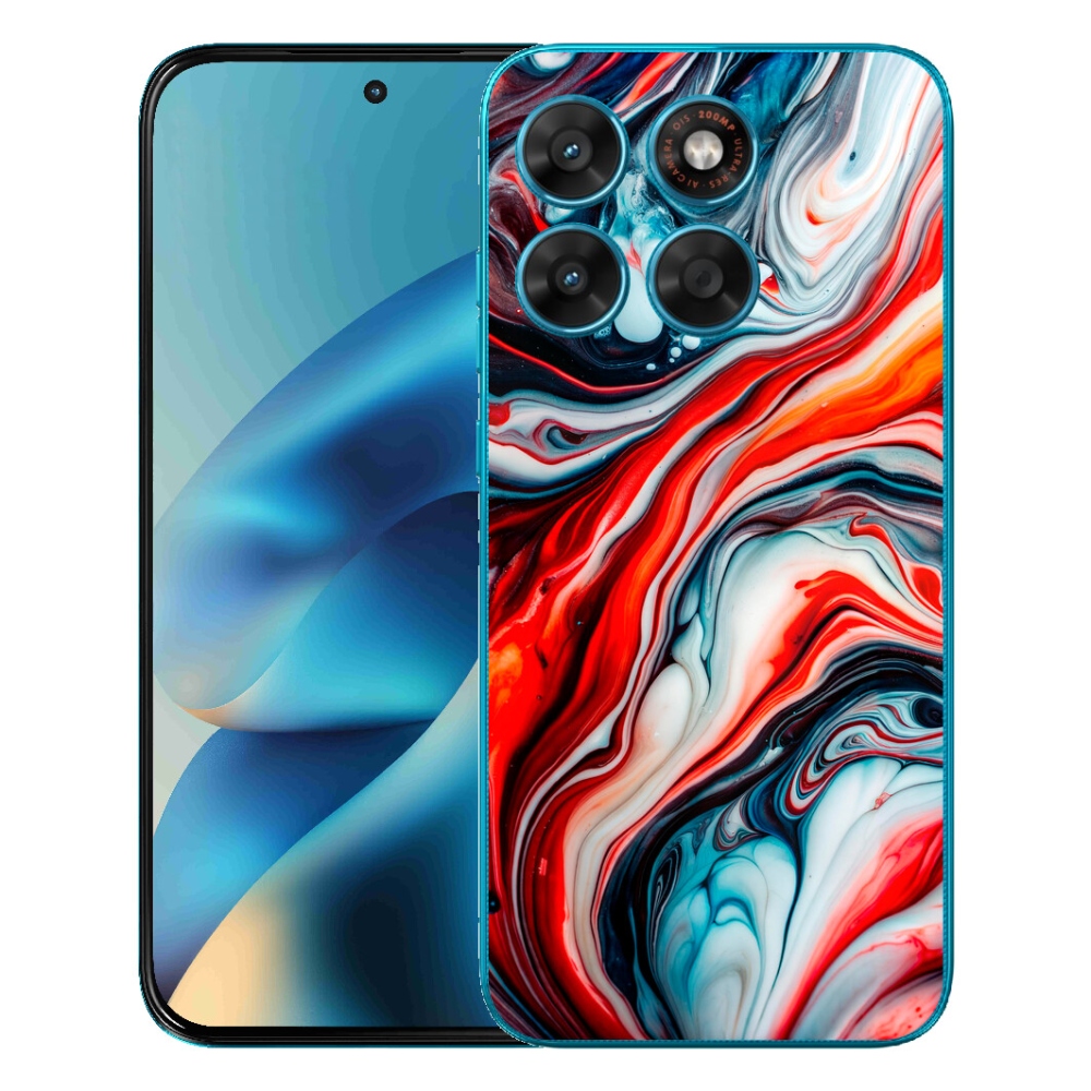 Gélový obal mmCase pre Motorola Moto G87/G77/G67 – abstraktný motív 63