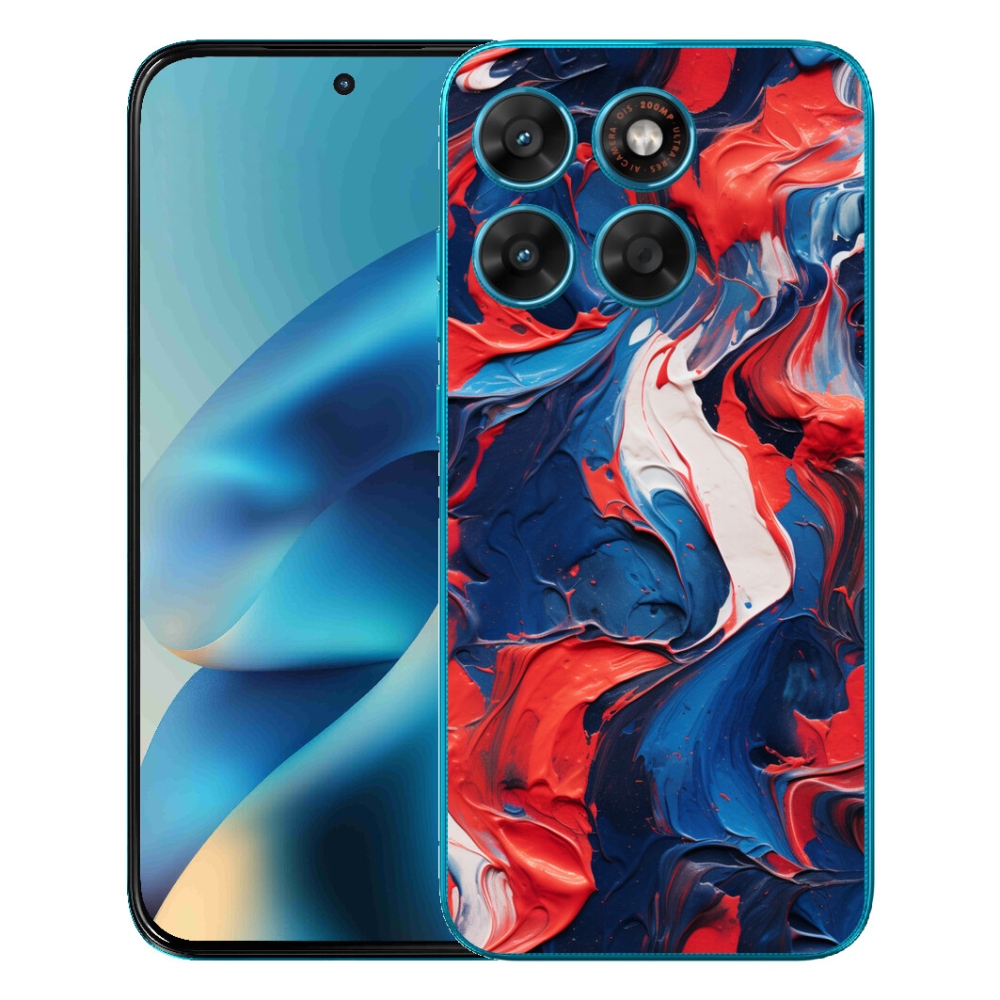 Gélový obal mmCase pre Motorola Moto G87/G77/G67 – abstraktný motív 7