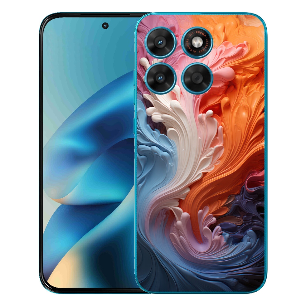 Gélový obal mmCase pre Motorola Moto G87/G77/G67 – abstraktný motív 8