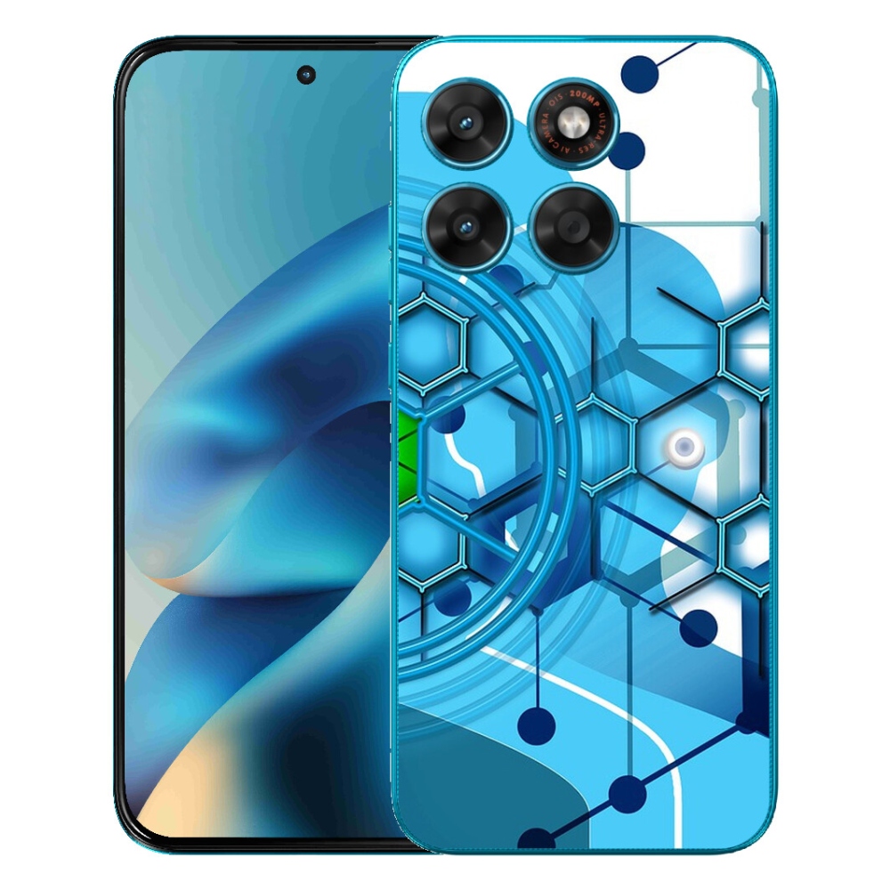 Gélové puzdro mmCase pre Motorola Moto G87/G77/G67 – abstraktný vzor 2