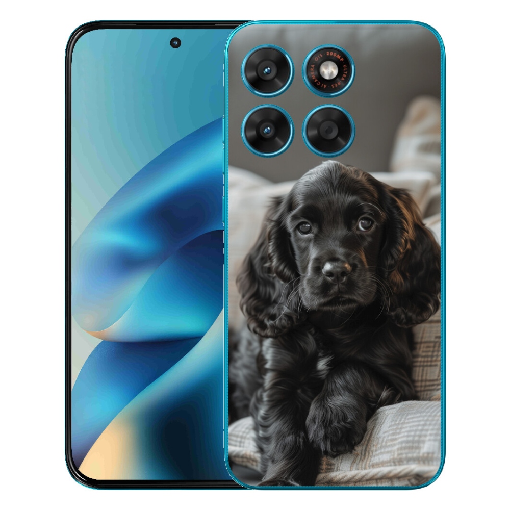 Gélový obal mmCase pre Motorola Moto G87/G77/G67 – anglický kokeršpaniel