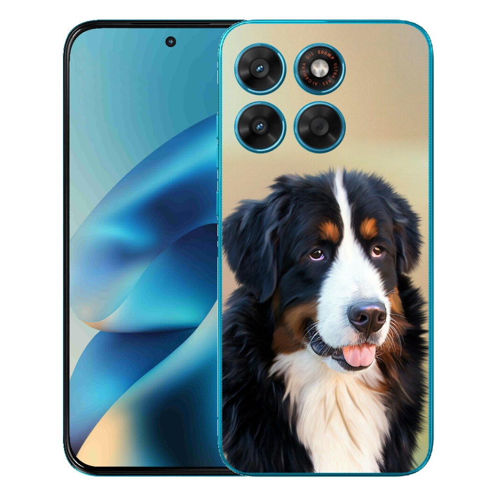 Gélový obal mmCase pre Motorola Moto G87/G77/G67 – bernský salašnícky pes