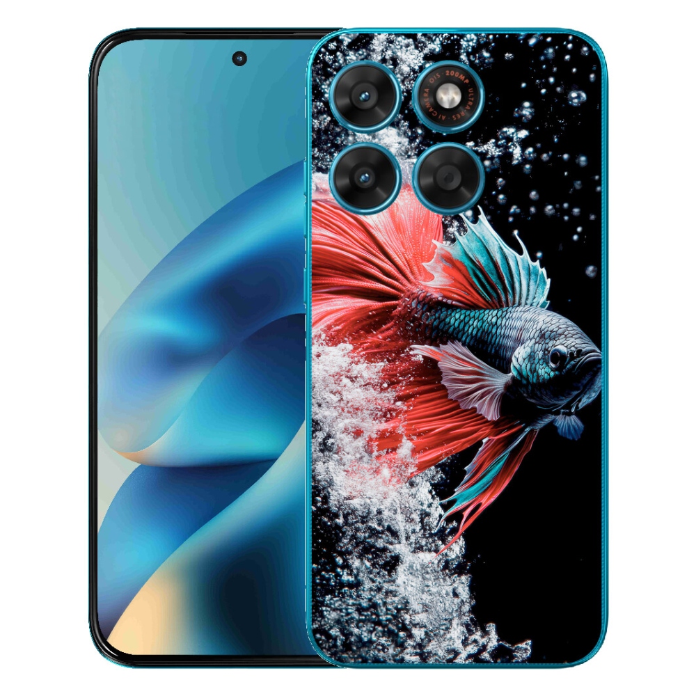 Gélový obal mmCase pre Motorola Moto G87/G77/G67 – pestrofarebná bojovníčka