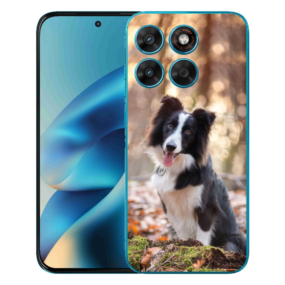 Gélový obal mmCase pre Motorola Moto G87/G77/G67 – border kolie 1