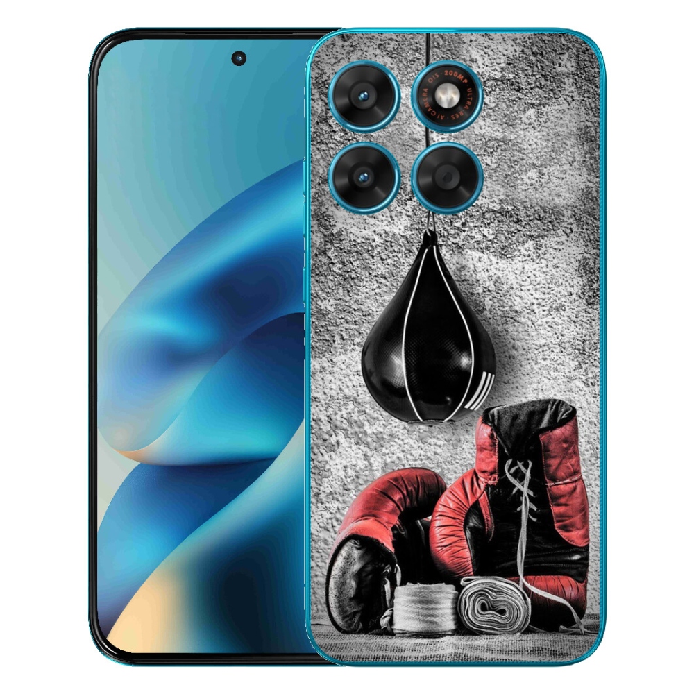 Gélový obal mmCase pre Motorola Moto G87/G77/G67 – boxovací vak a rukavice
