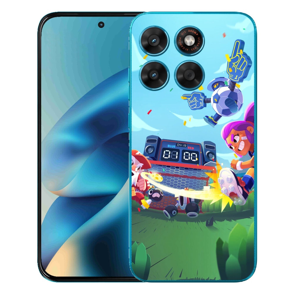 Gélový obal mmCase pre Motorola Moto G87/G77/G67 – Brawl Stars 1