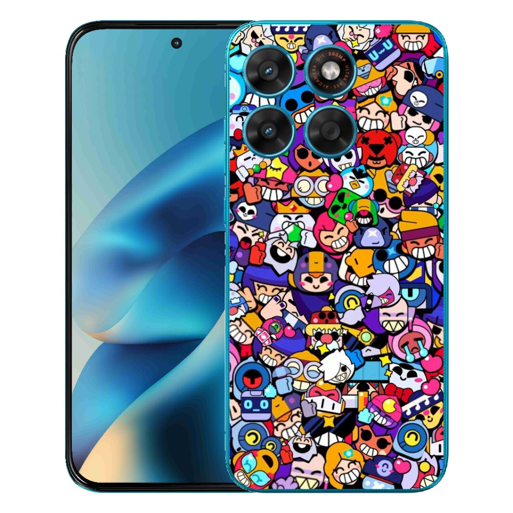 Gélový obal mmCase pre Motorola Moto G87/G77/G67 – Brawl Stars 2