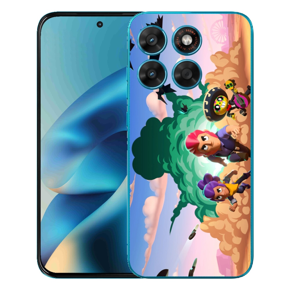 Gélový obal mmCase pre Motorola Moto G87/G77/G67 – Brawl Stars