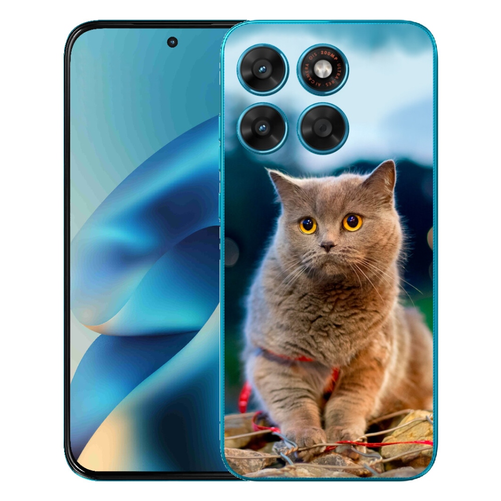 Gélové puzdro mmCase pre Motorola Moto G87/G77/G67 – britská modrá 2