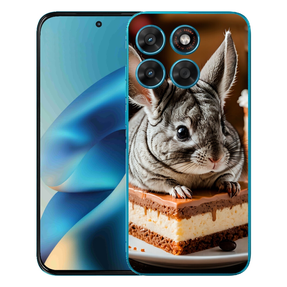 Gélový obal mmCase pre Motorola Moto G87/G77/G67 – činčila