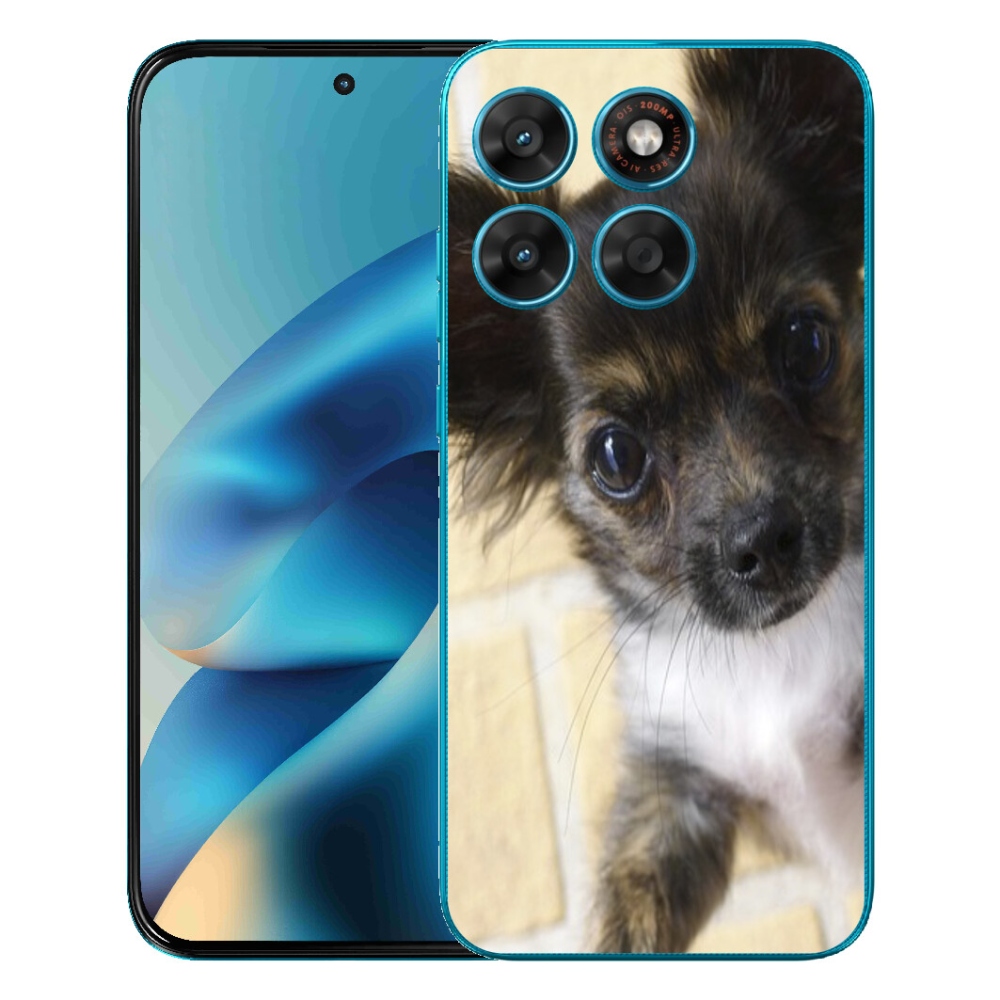 Gélový obal mmCase pre Motorola Moto G87/G77/G67 – čivava 2