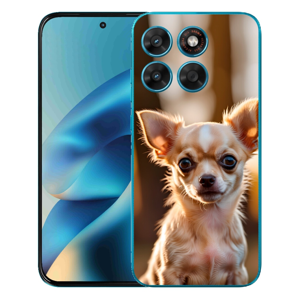 Gélový obal mmCase pre Motorola Moto G87/G77/G67 – čivava 6