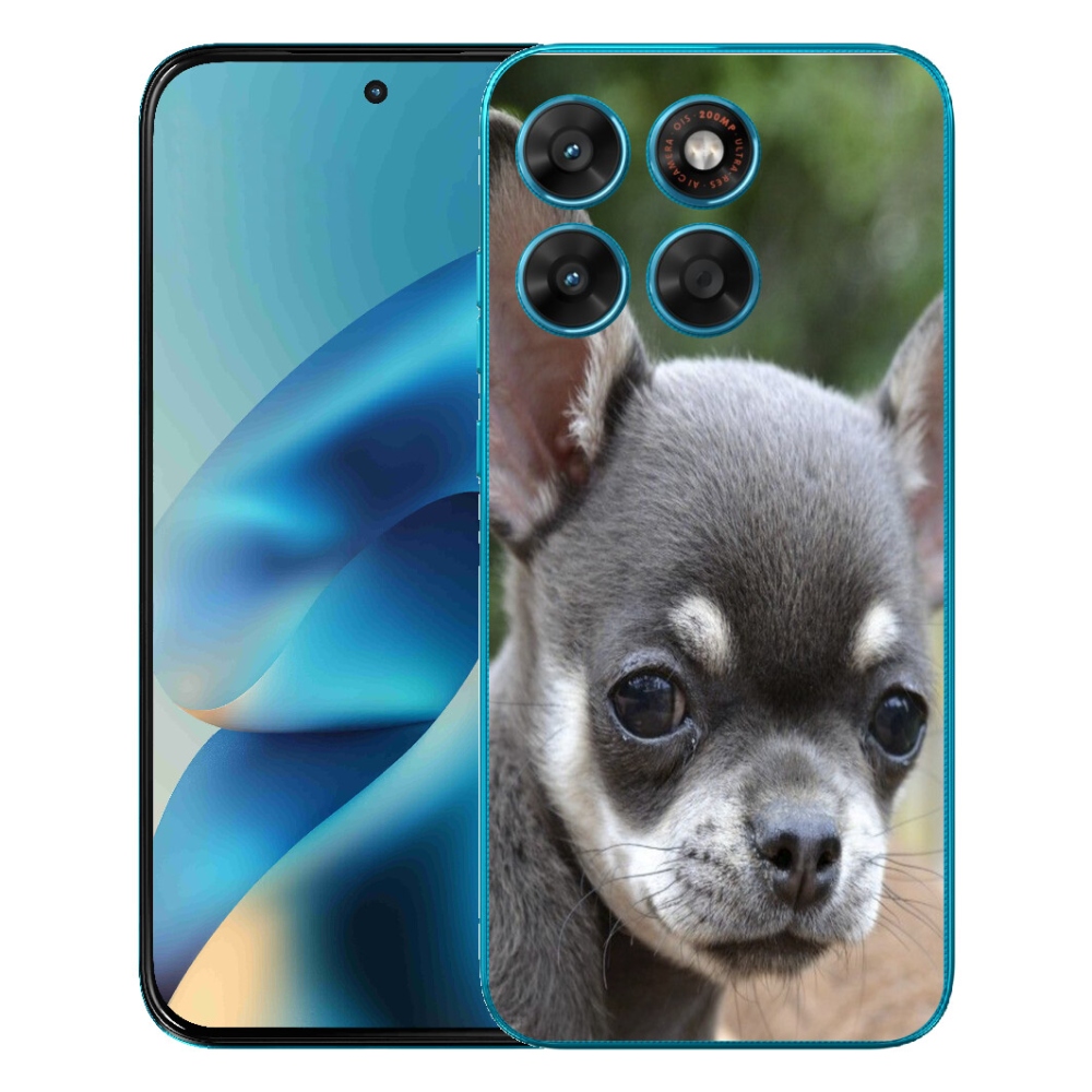 Gélový obal mmCase pre Motorola Moto G87/G77/G67 – čivava