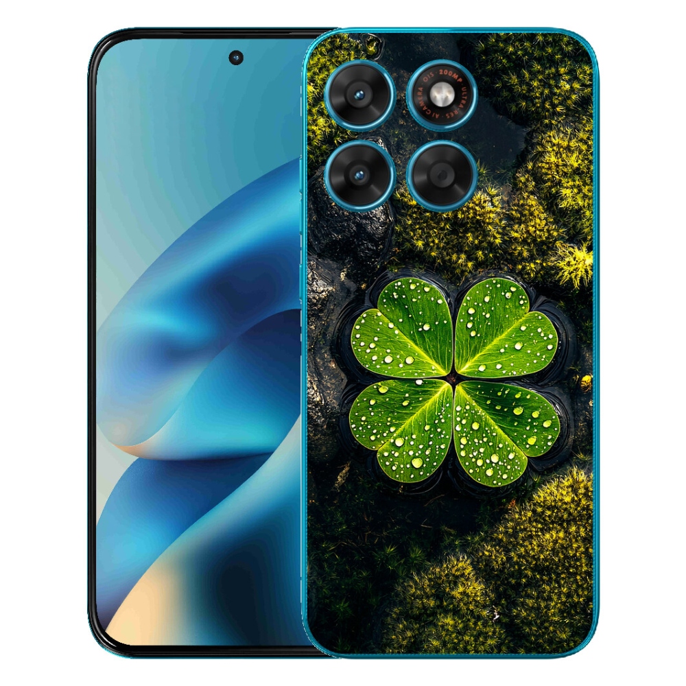 Gélový obal mmCase pre Motorola Moto G87/G77/G67 – štvorlístok