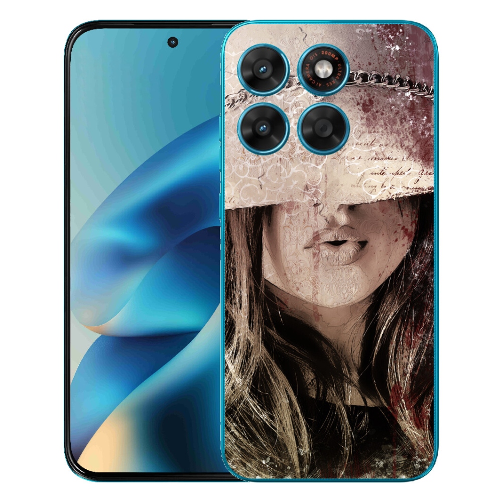 Gélový obal mmCase pre Motorola Moto G87/G77/G67 – dievča