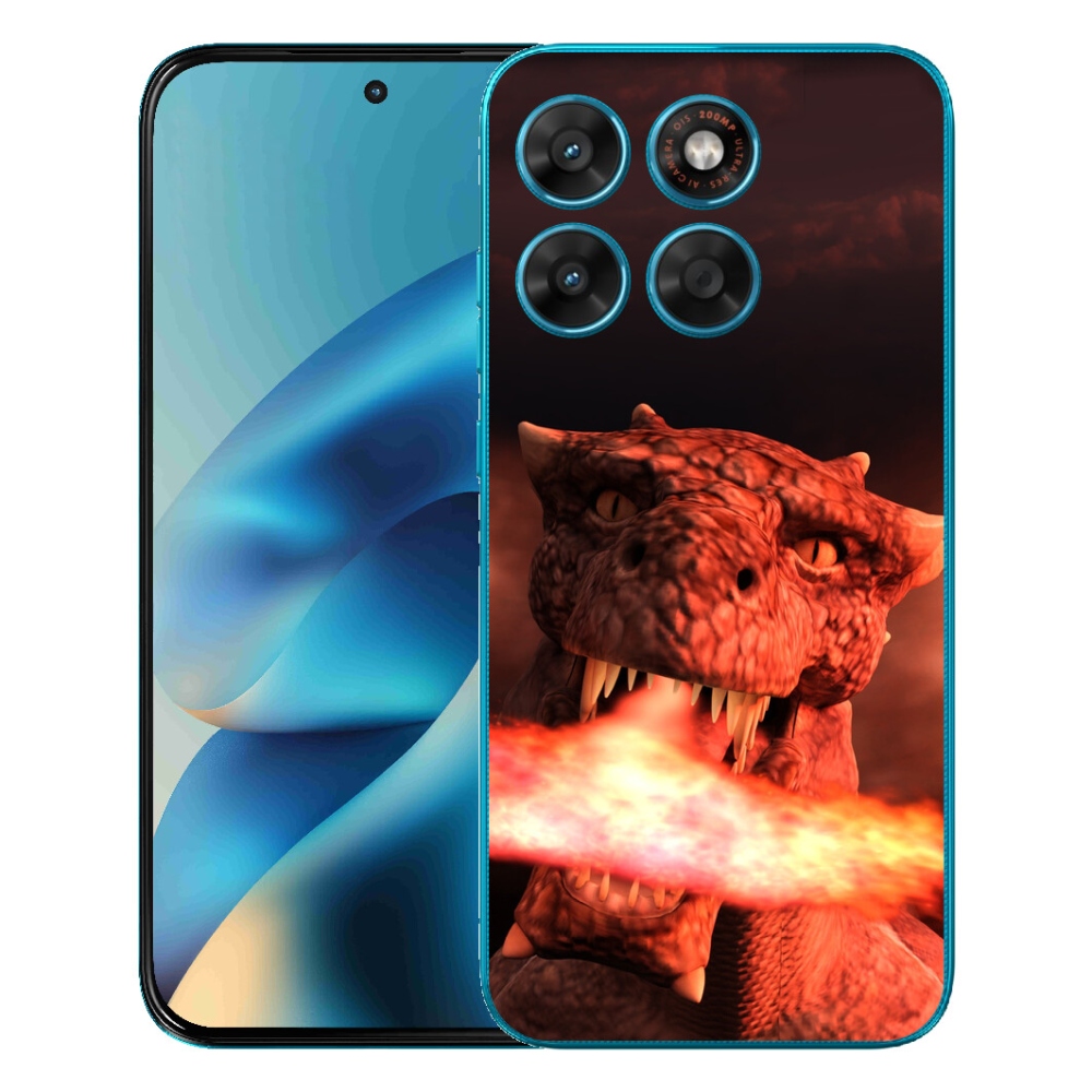 Gélový obal mmCase pre Motorola Moto G87/G77/G67 – drak