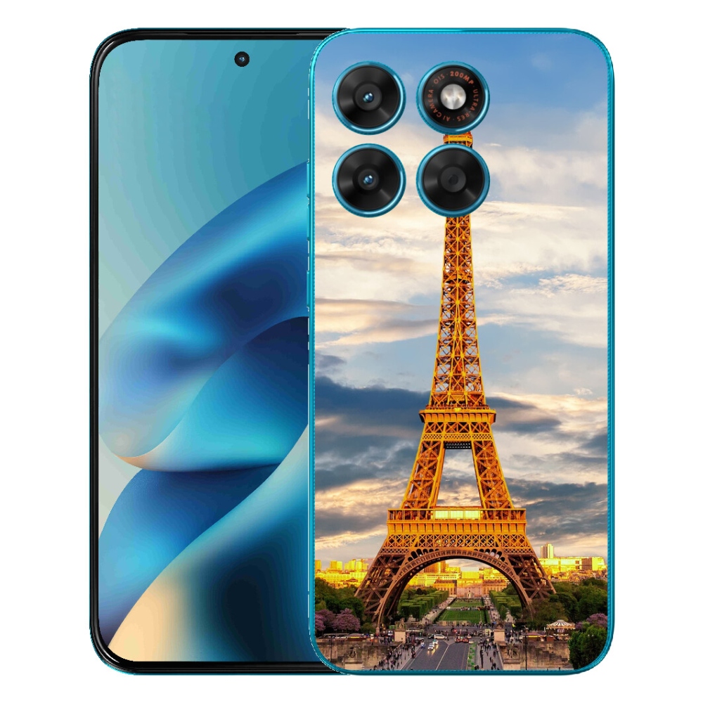 Gélový obal mmCase pre Motorola Moto G87/G77/G67 – Eiffelova veža 3