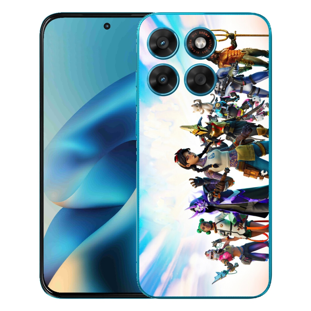 Gélový obal mmCase pre Motorola Moto G87/G77/G67 – Fortnite