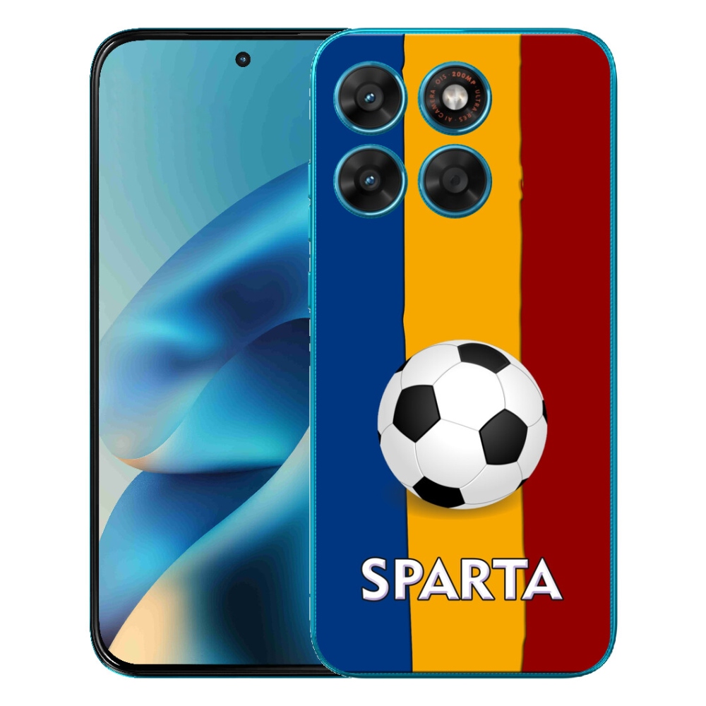 Gélové puzdro mmCase pre Motorola Moto G87/G77/G67 – futbal 1