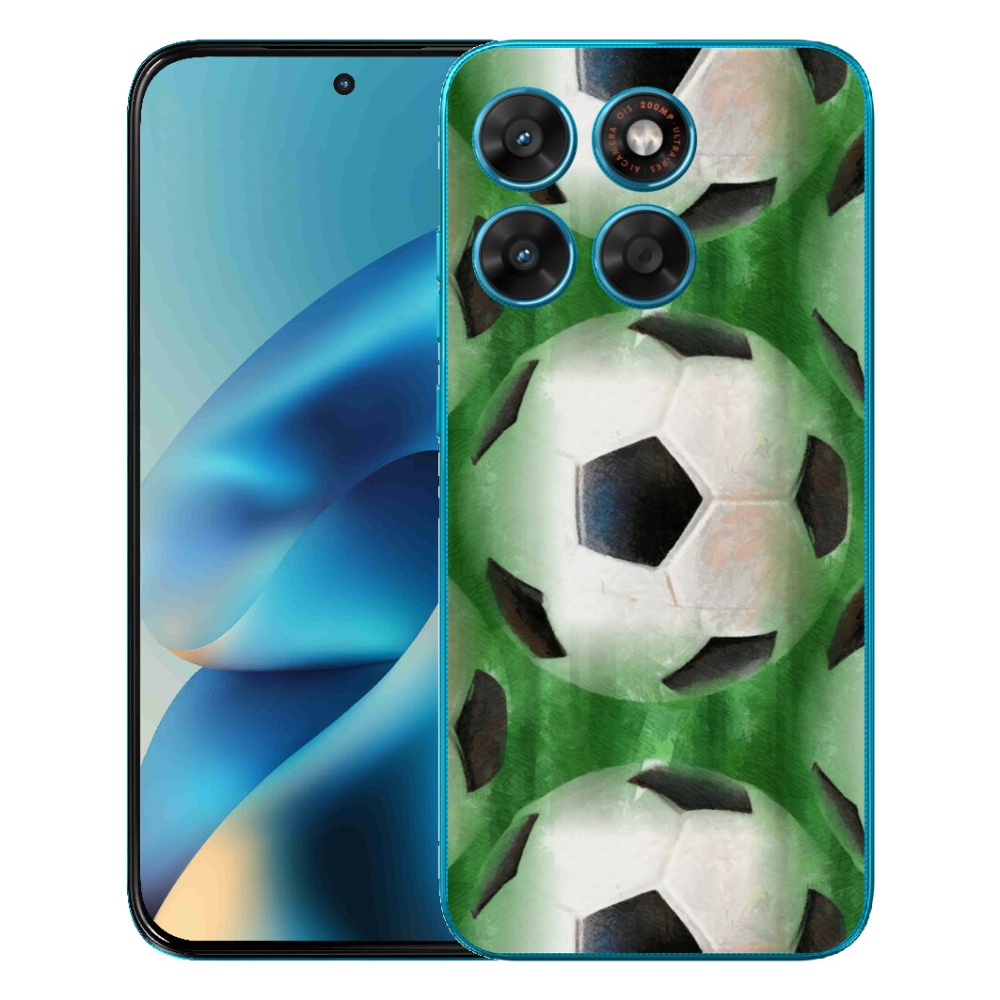 Gélový obal mmCase pre Motorola Moto G87/G77/G67 – futbalová lopta