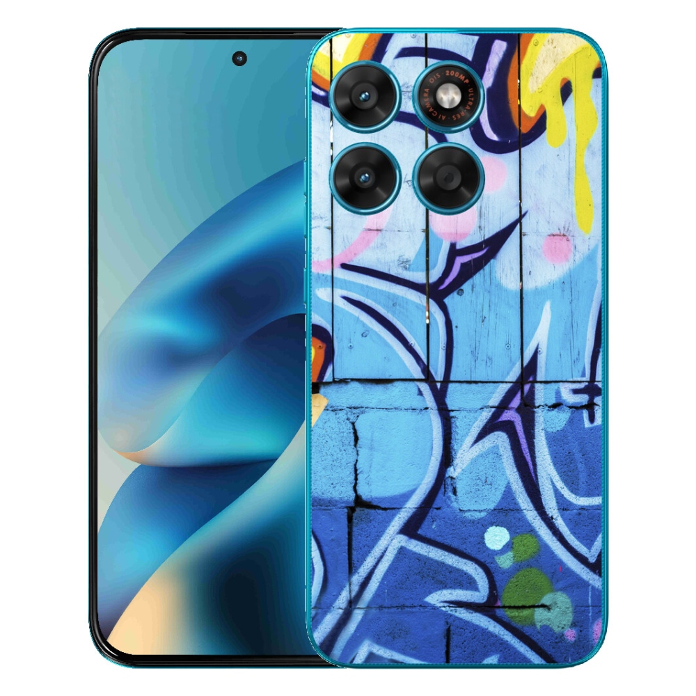 Gélový obal mmCase pre Motorola Moto G87/G77/G67 – graffiti