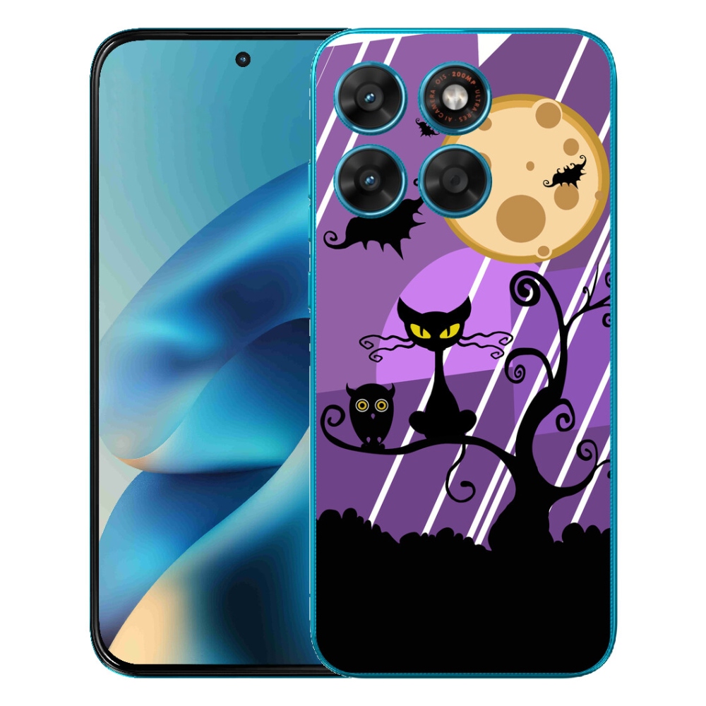 Gélový obal mmCase pre Motorola Moto G87/G77/G67 – Halloween