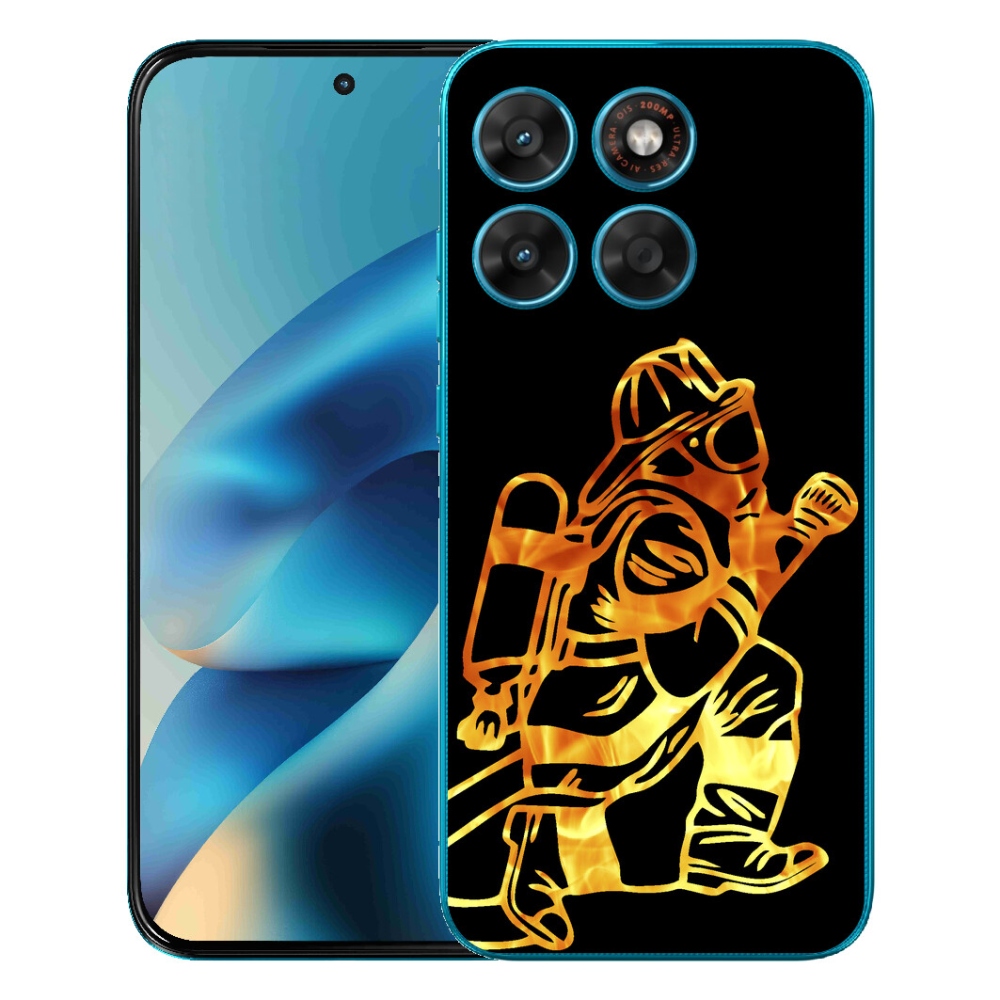 Gélový obal mmCase pre Motorola Moto G87/G77/G67 – hasič 1