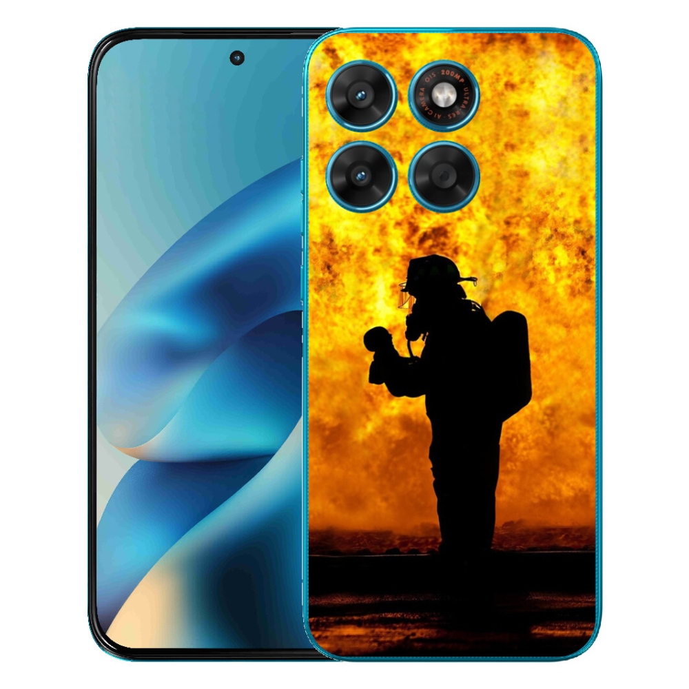 Gélový obal mmCase pre Motorola Moto G87/G77/G67 – hasič