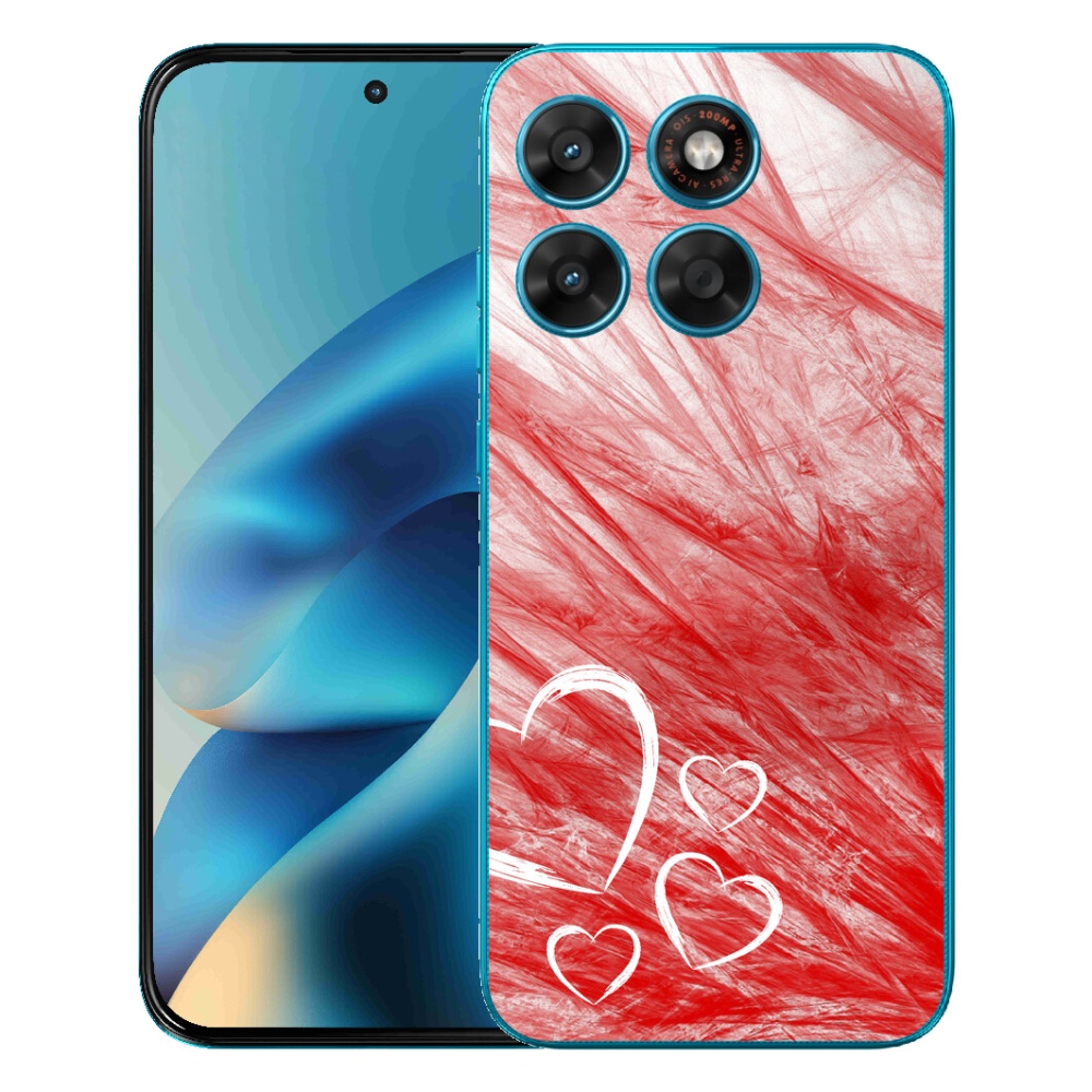 Gélový obal mmCase pre Motorola Moto G87/G77/G67 – srdiečko